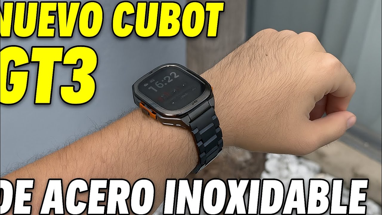 Nuevo CUBOT GT3 de Acero Inoxidable 🔥 ¿El mejor smartwatch económico?