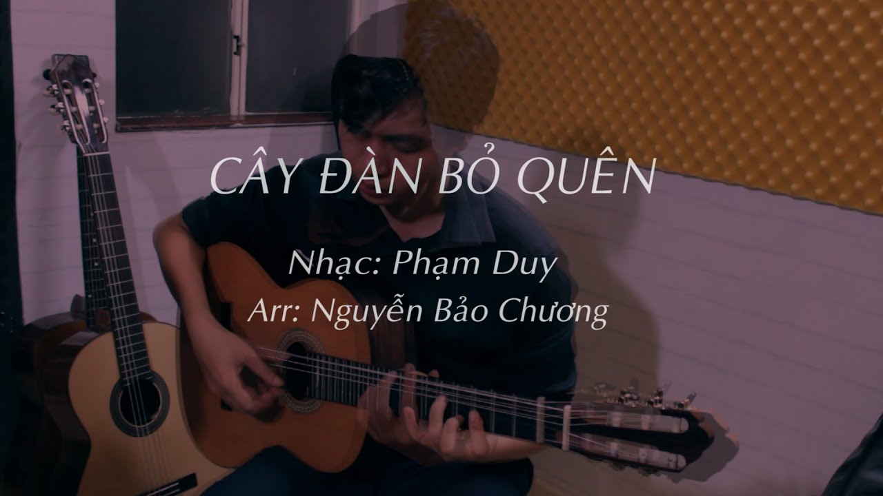 Cây Đàn Bỏ Quên (Phạm Duy) - Độc Tấu Guitar (Guitar Solo) - Nguyễn Bảo Chương