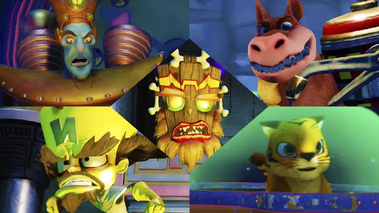 Crash Bandicoot 3 Warped N. Sane Trilogy - All Bosses (No Damage) + Secret Ending