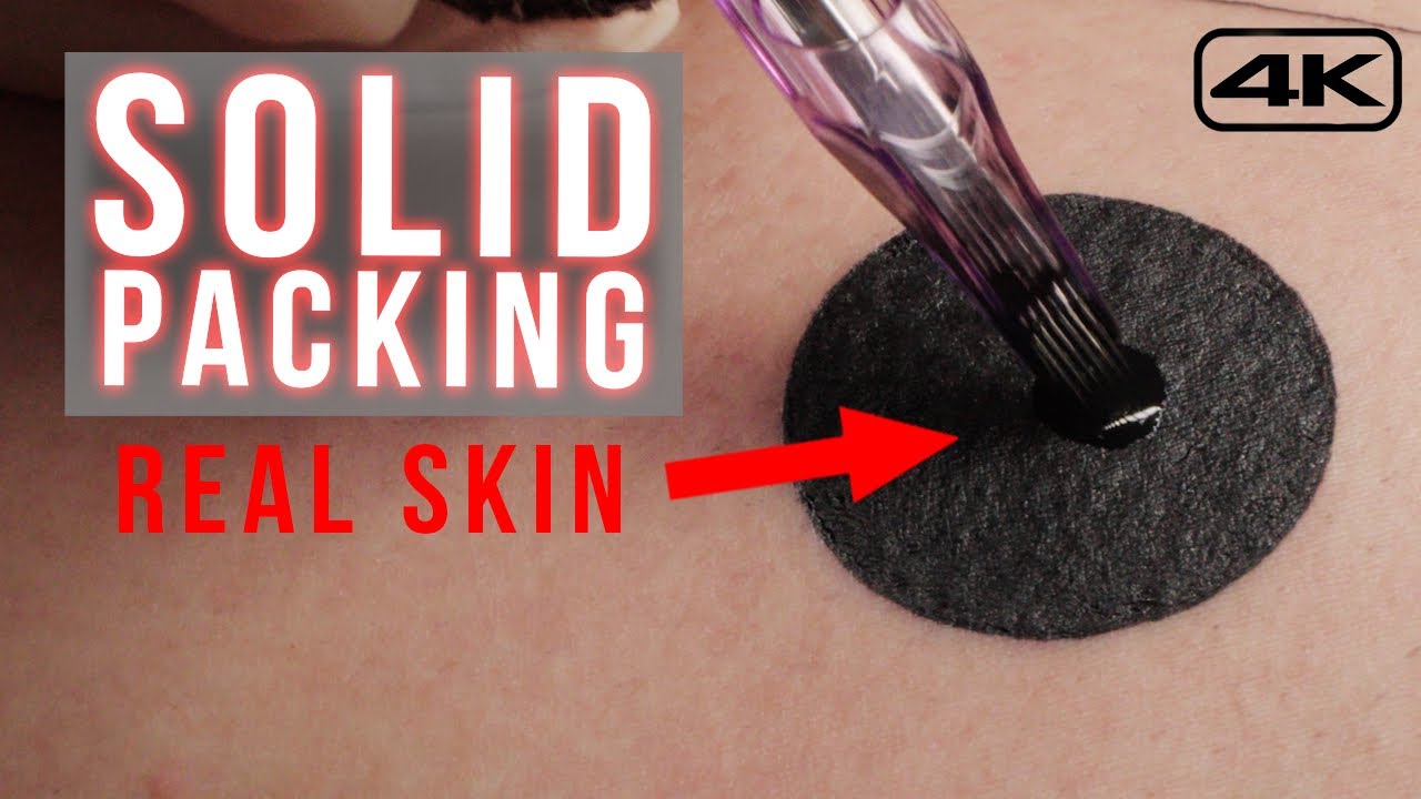How to Tattoo Solid Black Packing (Perfect Saturation Tutorial)