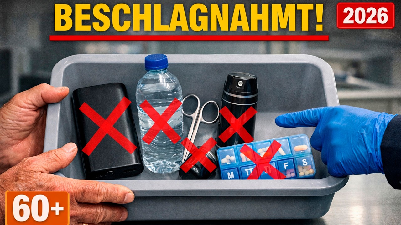 12 Gegenstande, die bei der Sicherheitskontrolle 2026 BESCHLAGNAHMT werden Die meisten wissen es NIC