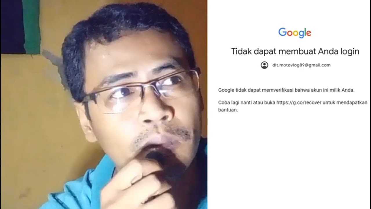 GOOGLE TIDAK DAPAT MEMVERIFIKASI BAHWA AKUN INI MILIK ANDA❗PENGALAMAN PRIBADI 
