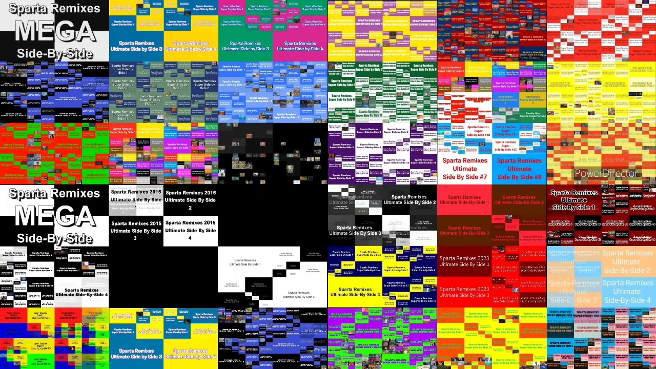 (LOUD WARNING) Sparta Remixes Mega Side-By-Side Nineparison Quadparison (My Version)