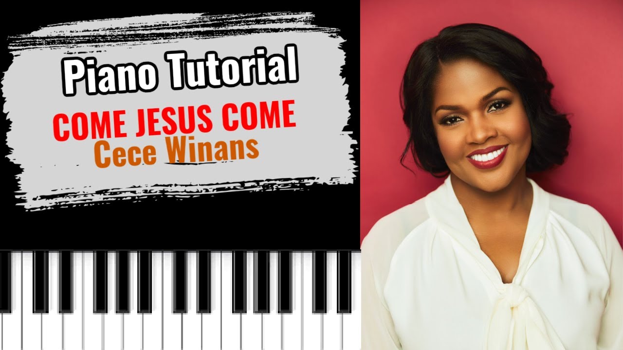 🎹 How to play "COME JESUS COME" by Cece WInans (easy gospel piano tutorial)