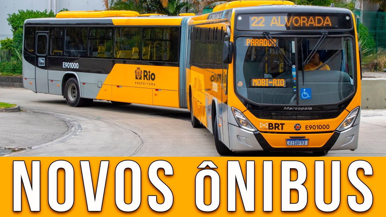 Novos Ônibus do BRT do Rio de Janeiro (MOBI-Rio) - Eu Fui Conferir #145