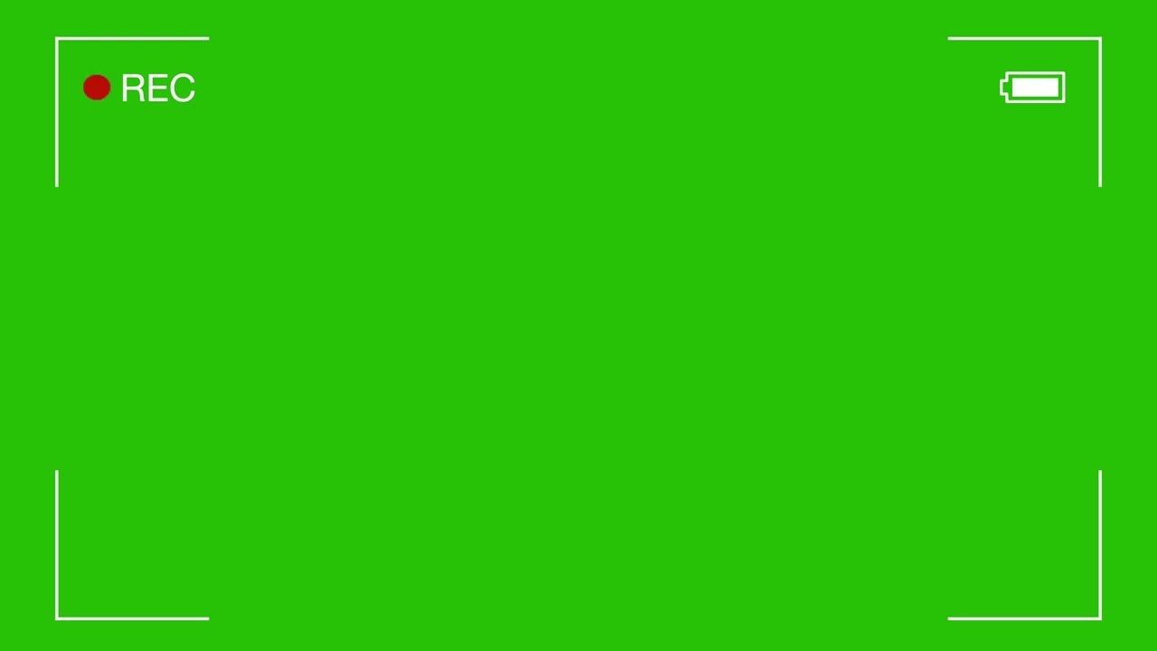 Green Screen Camera Recording - 4K [2024]