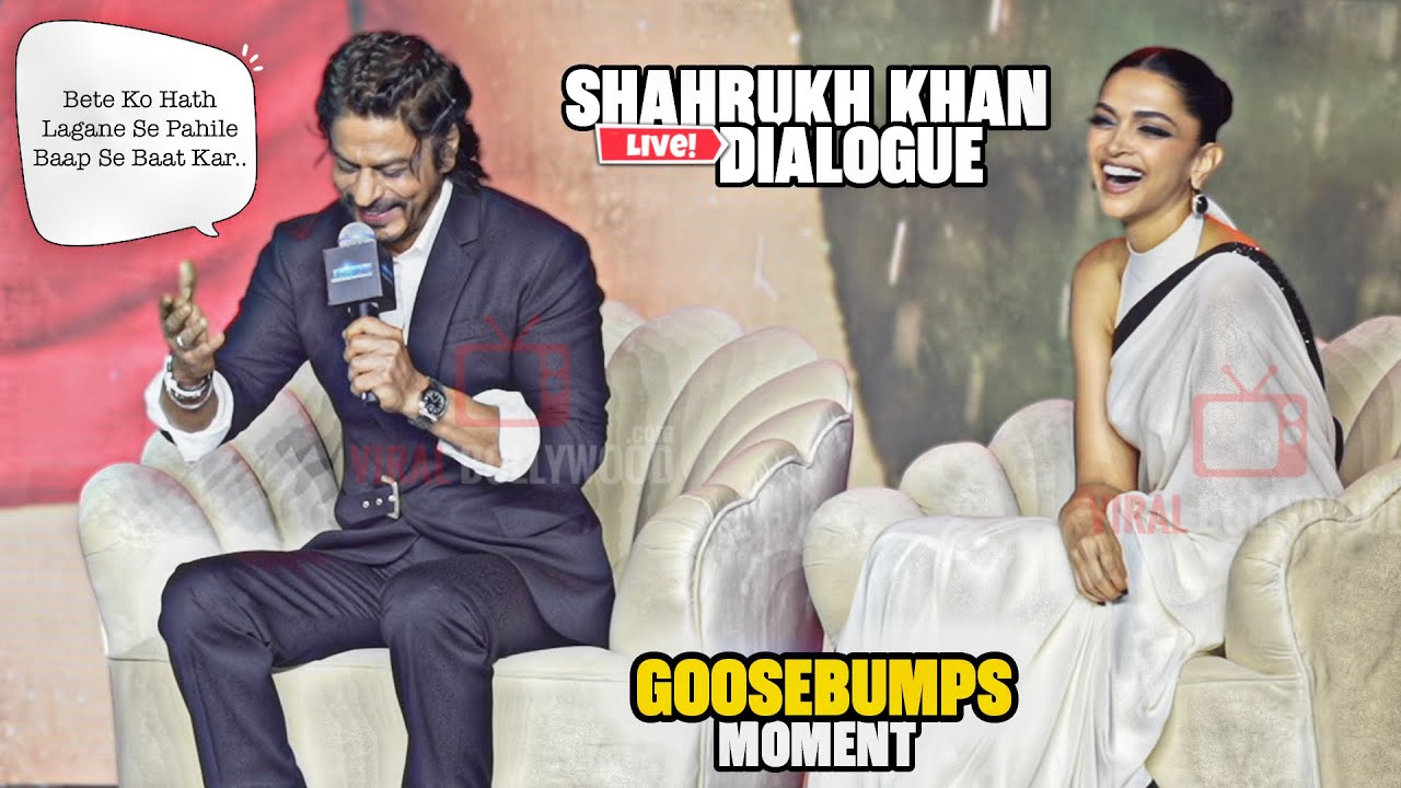 Goosebumps Moment When Shahrukh Khan said LIVE Dialogue Back 2 Back from Jawan Movie | Crowd CRAZY