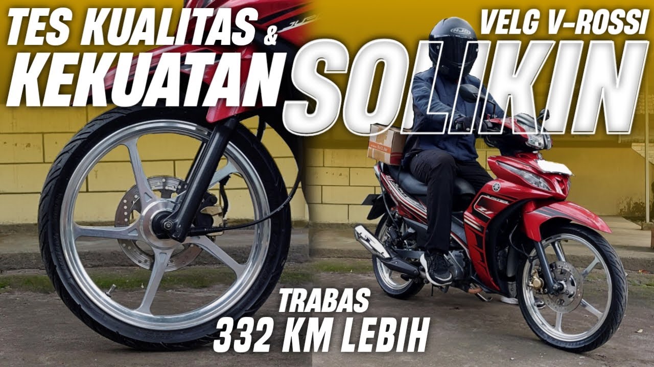 TES KEKUATAN VELG VROSSI SOLIKIN TRABAS 332KM LEBIH ‼️