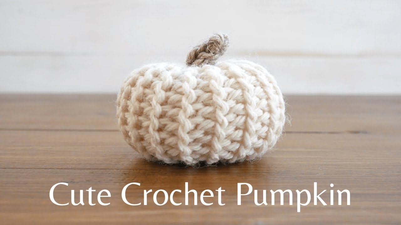 Easy crochet pumpkin tutorial - Cute little pumpkins