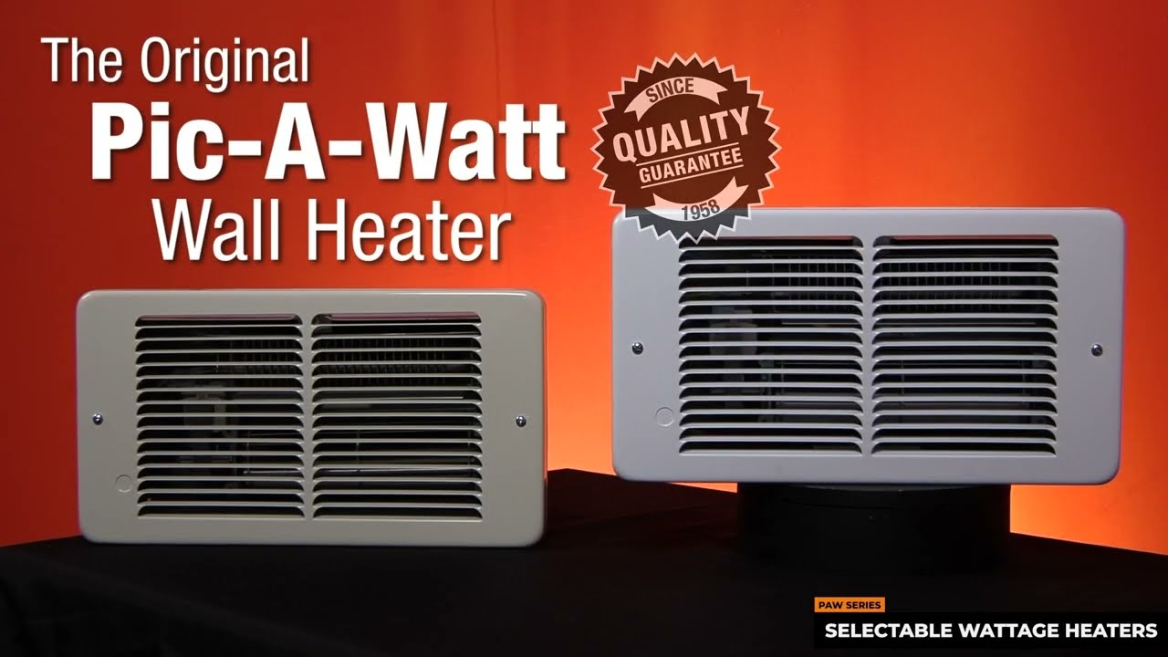PAW Series - The Original Pic-A-Watt Wall Heater - King Electric - Quick Overview