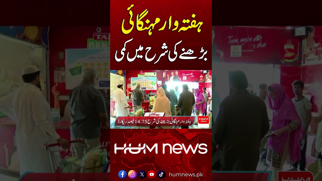 Weekly Inflation Rate Shows Decline | Hum News | Pakistan