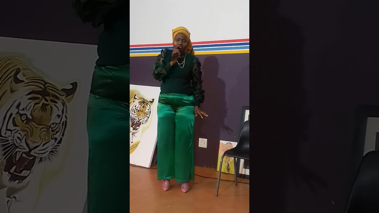Yolanda Notes singing a cover song by( Aretha Franklin - Natural woman)at the Art Centre