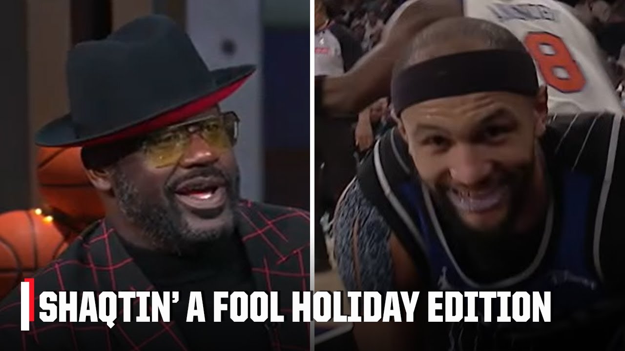 Shaqtin' A Fool Holiday Edition, Shaq-a-Claus & Shaq's great honor on Christmas Day! 🌟 | NBA Tip-Off