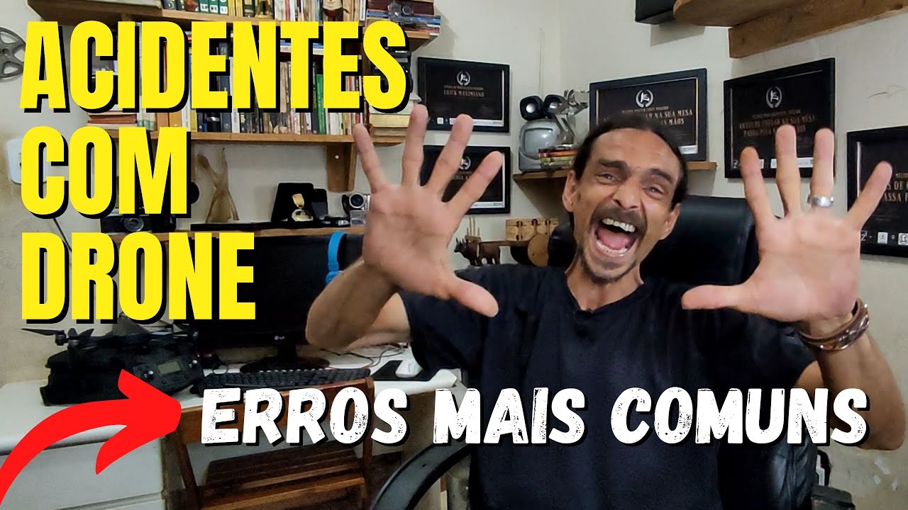ACREDITA? [Erros Fatais] Causam Acidentes com Drones Nesse vídeo Passo a Passo não acontecer!