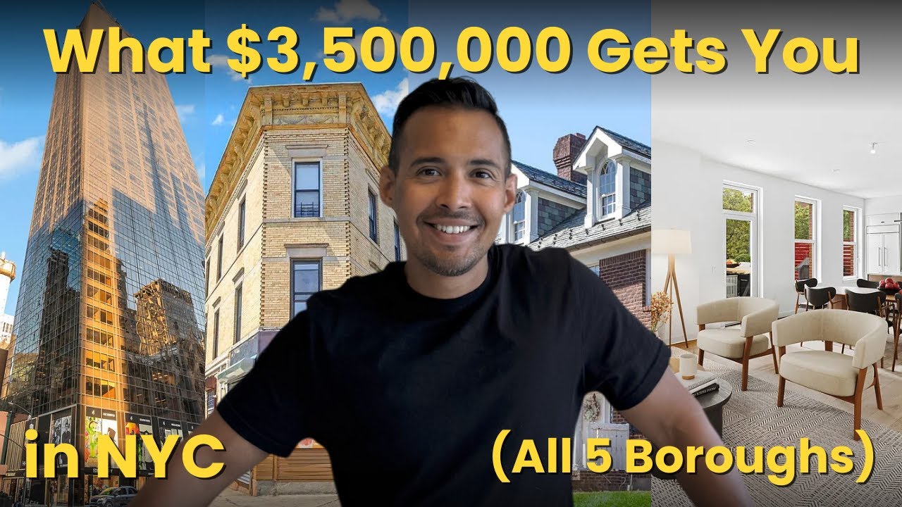 What $3.5 Million Buys You in New York City | Manhattan, Brooklyn, Queens, Bronx & Staten Island