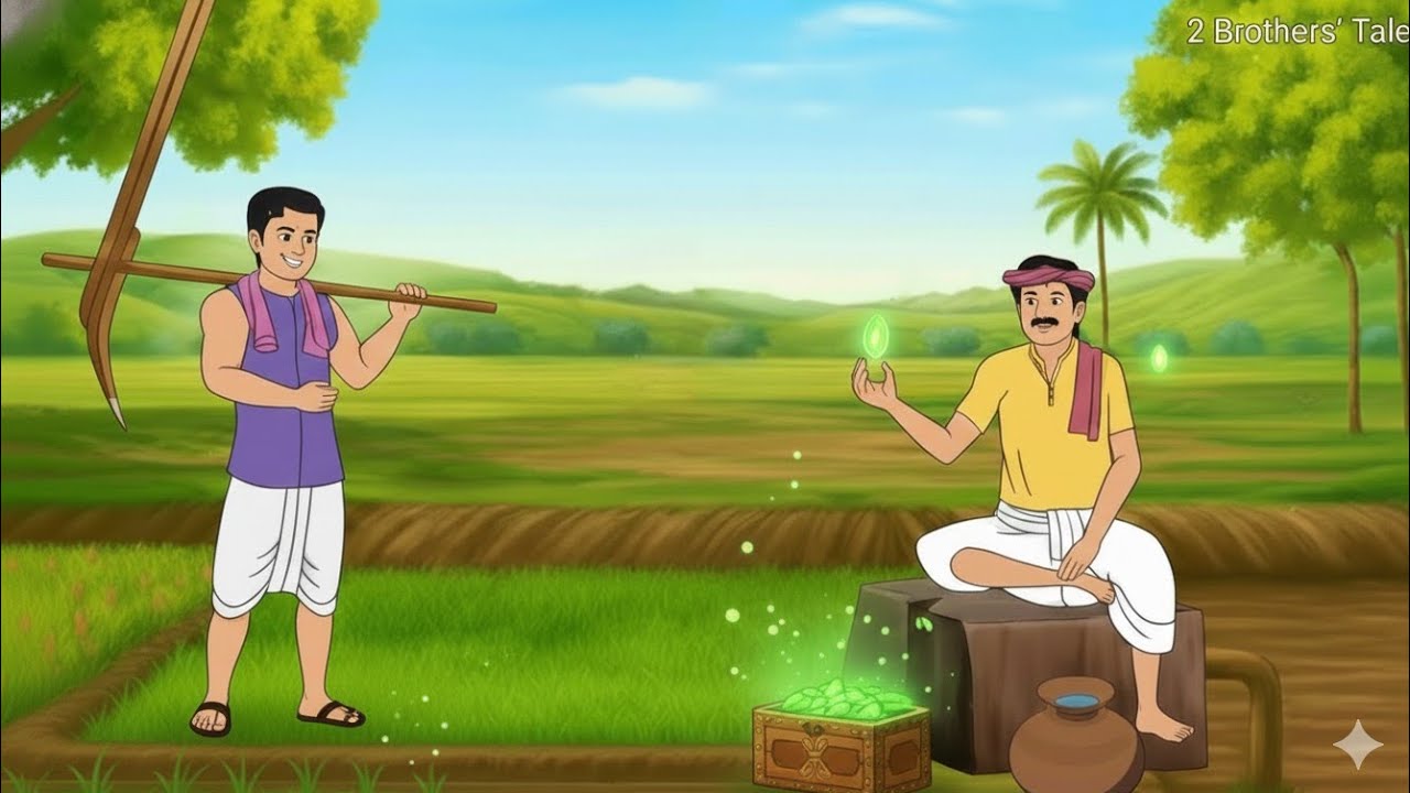 मेहनती किसान और जादुई बीज | Mehnati Kisan aur Jadui Beej | Hindi Cartoon Story | Hindi Kahaniyan