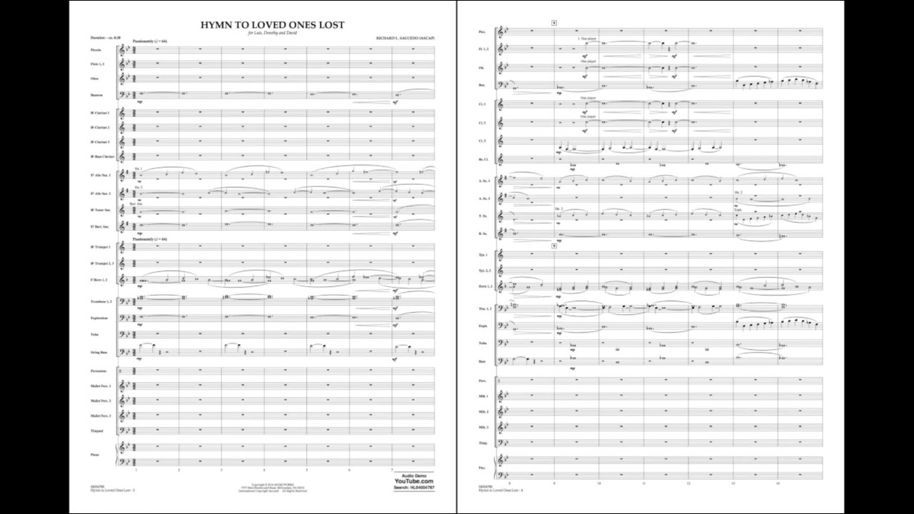 Hymn to Loved Ones Lost by Richard L. Saucedo