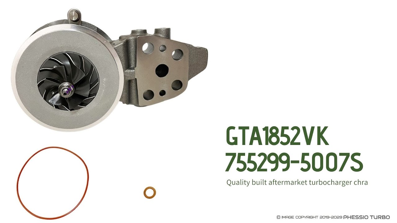 07Z145873H Turbo Cartridge Left Side GTA1852VK 755299-5007S For 2002-2010 VW Touareg 5.0 V10 TDI