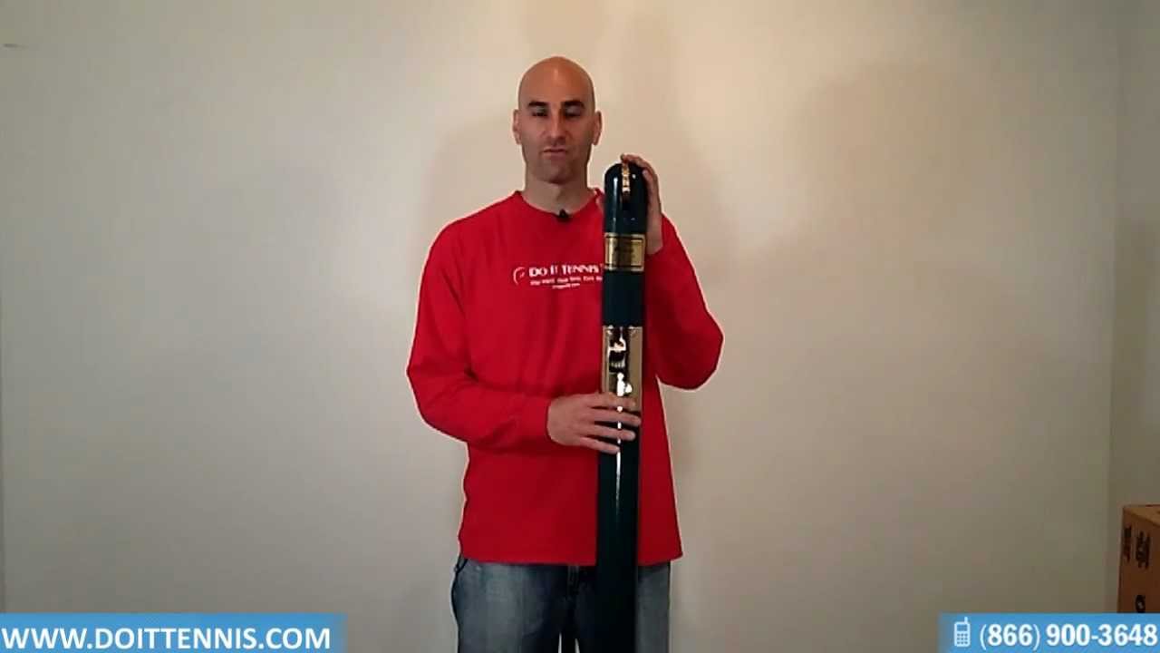 Courtmaster Tennis Posts - The Royale - Round With Internal Wind