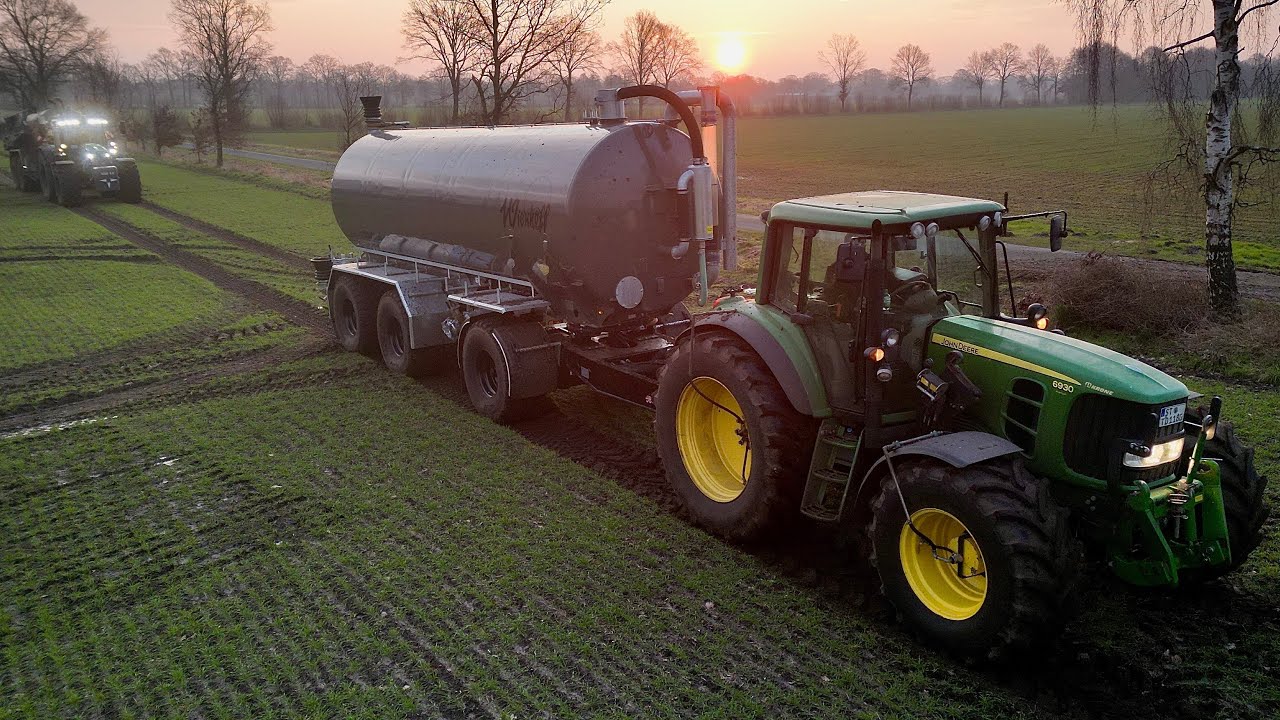 👉🏻 Wienhoff Zubringer mit Tandem Ausbringfass 💥#farming