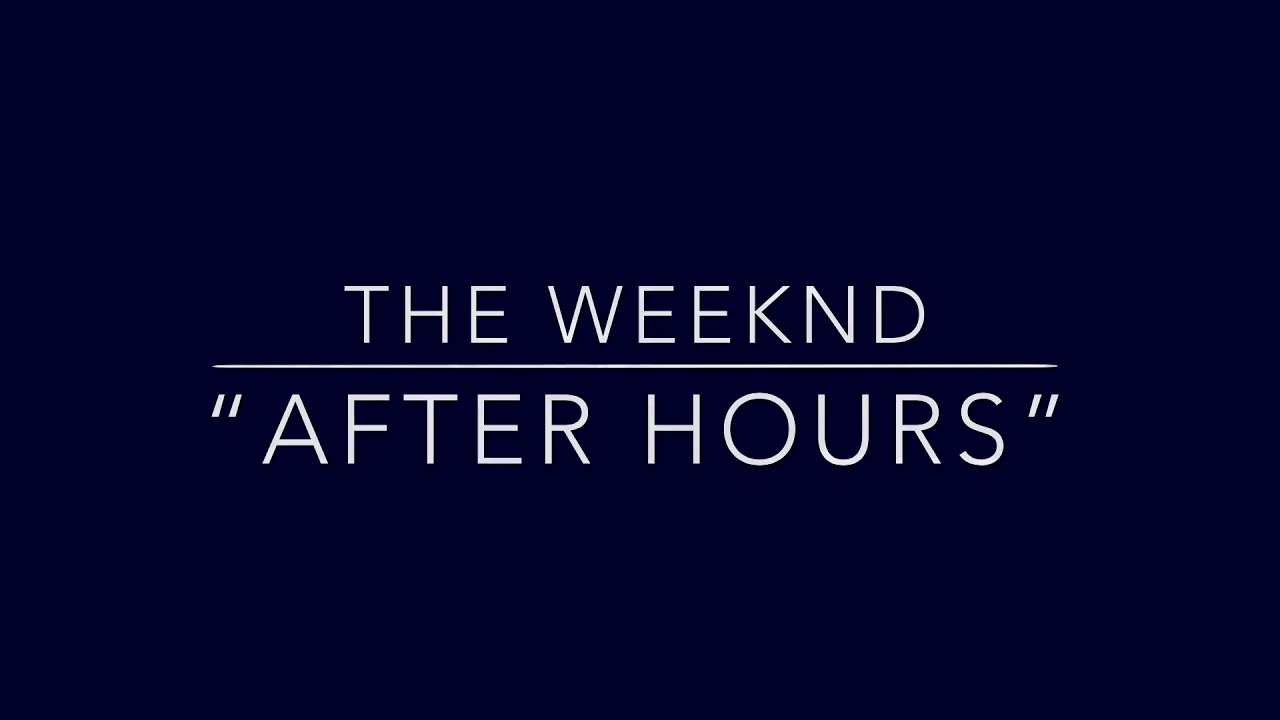 The Weeknd x “After Hours” (piano cover)