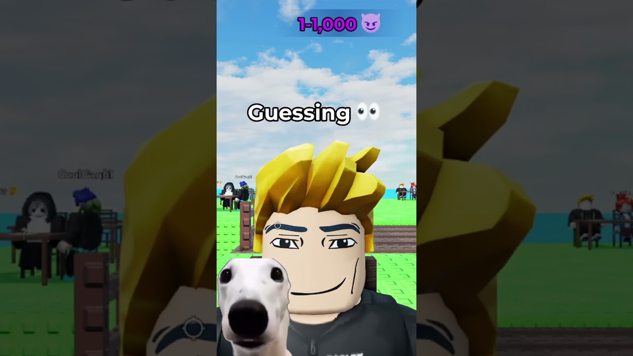 Roblox: Угадай мой номер! Смешные моменты! Часть 1🤣😄 #roblox #мемы #смешно