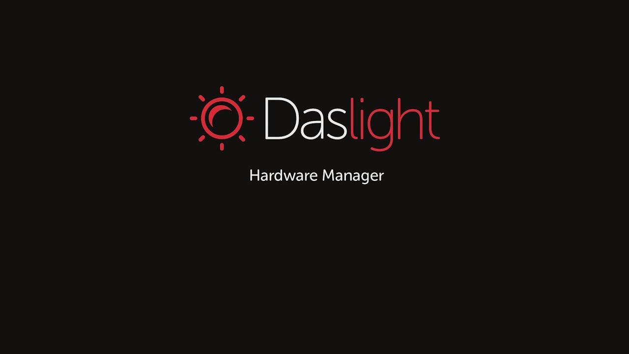 DASLIGHT / DVC4 DMXコントロール 13 Hardware Manage