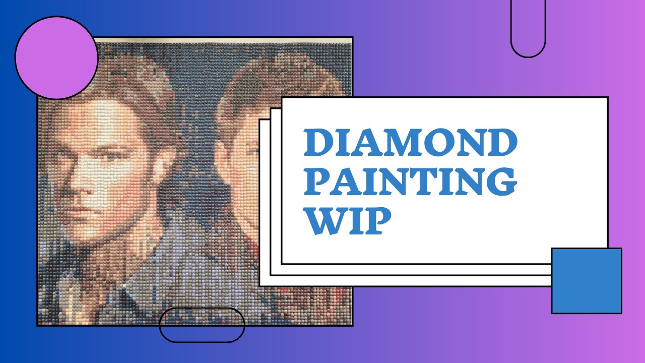 WIP - Supernatural Part 12 Relaxing, ASMR, No Talking, Real Time - Diamond Painting