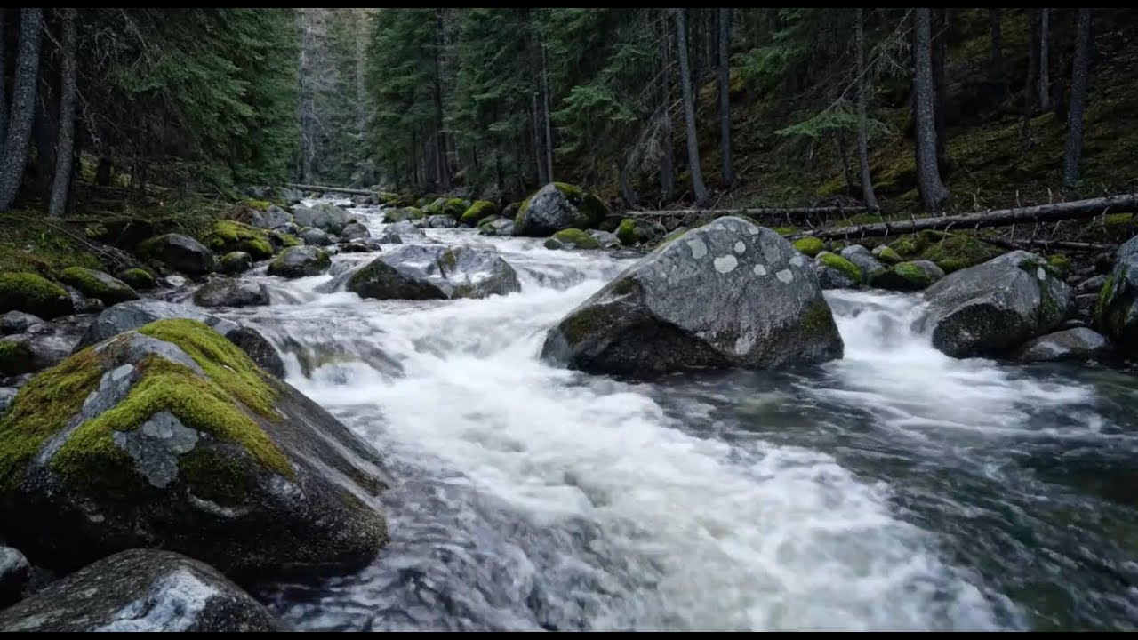 Stress Relief ASMR Live | Forest River & Beautiful Bird Sounds