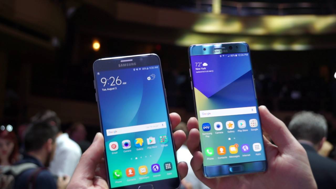 Quick Comparison: Galaxy Note 7 vs. Galaxy Note 5!