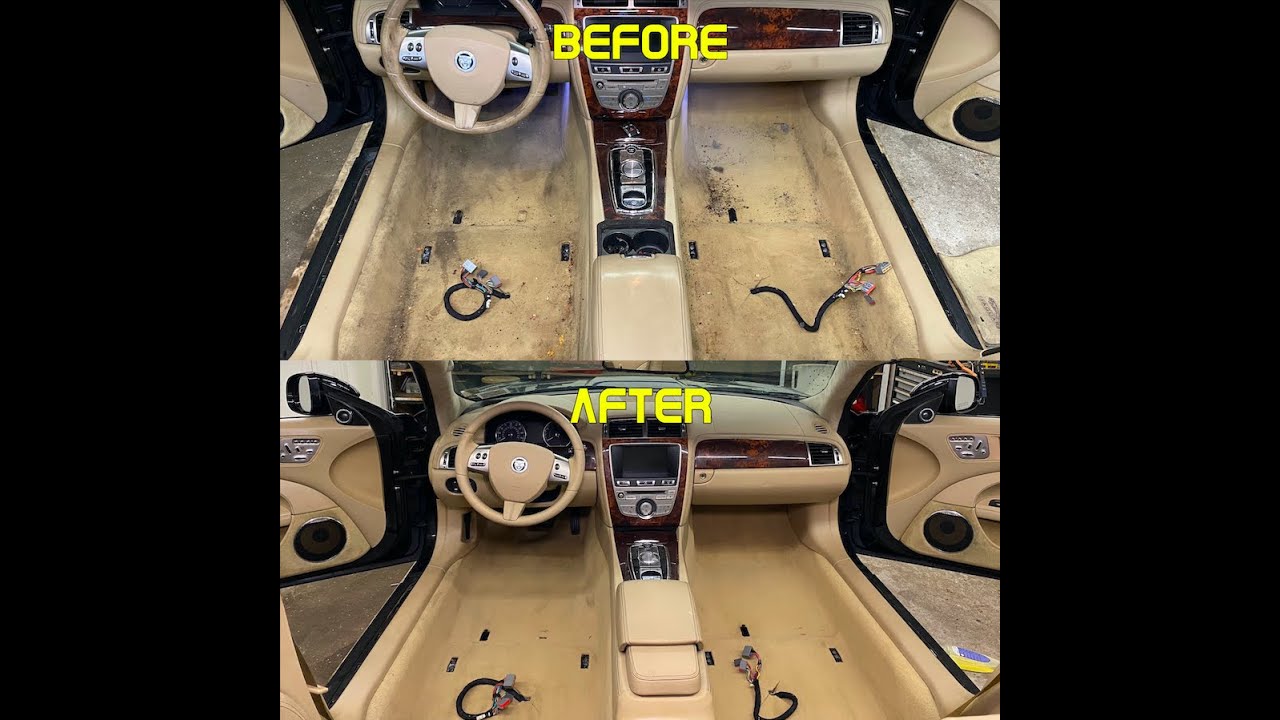 Rebuilding a wrecked Jaguar XK 5.0 Porfolio Convertible Part 7 update (The Clean)