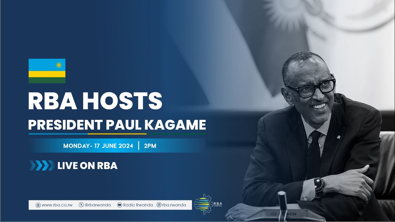 🔴LIVE: RBA Hosts President Kagame | 17 June 2024
