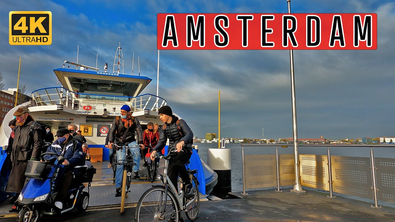 Amsterdam North Side 4K tour | Winter is Coming.....HDR Live Camera