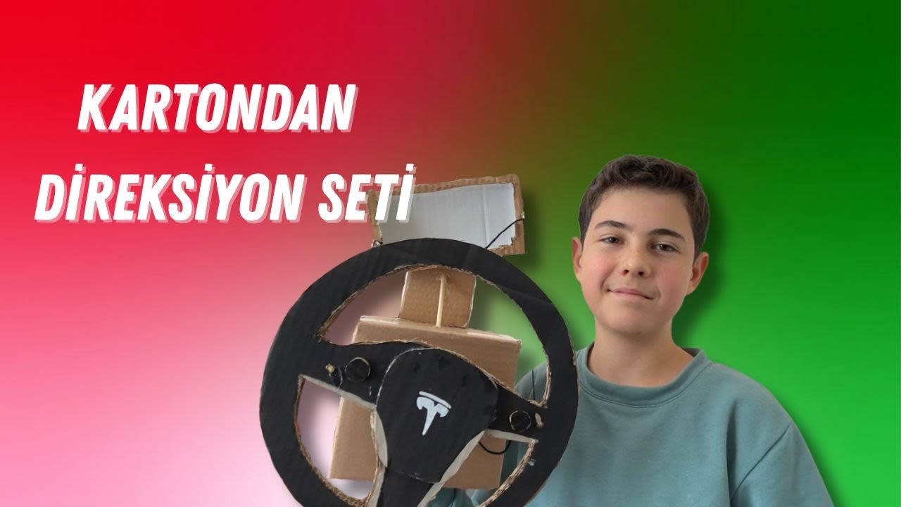 Kartondan direksiyon seti yapımı (telefon versiyon)