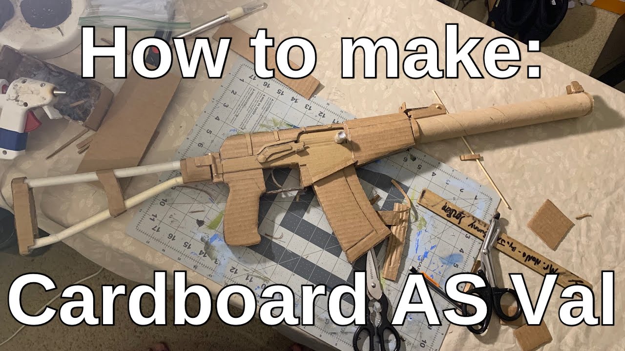 How to make: Cardboard AS-VAL