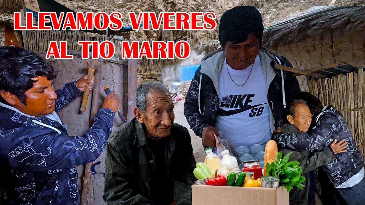 Visitamos al TÍO MARIO de 80 años | Vive solo, fue pescador y le arreglamos la PUERTA
