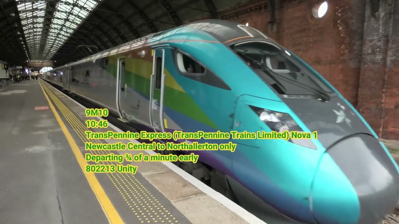 Trains at Newcastle Central Station and Darlington Station on Saturday 01/11/25 in Full 4K Ultra HD!
