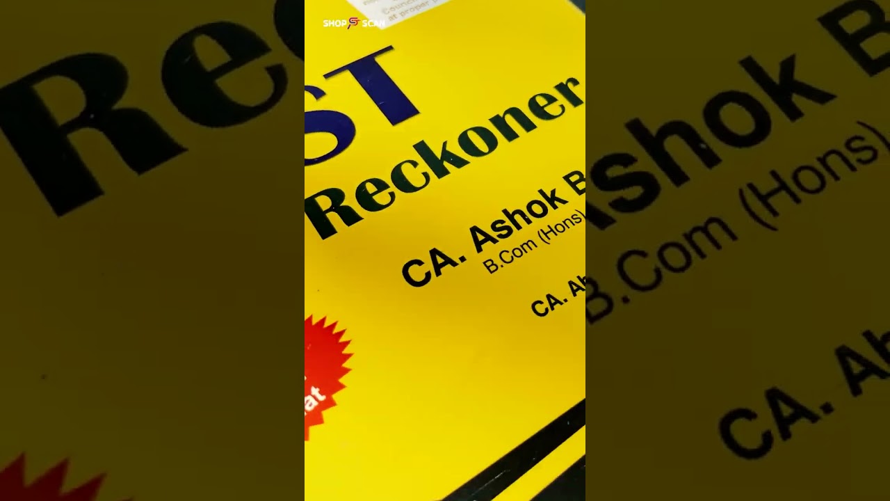 GST Ready Reckoner |  CA. Ashok Batra | ( 6th Edition ) | Shopscan | GST Books