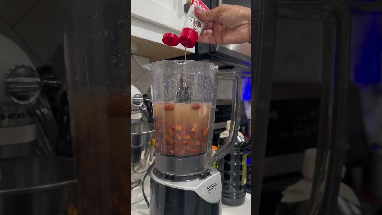 Homemade almond milk recipe