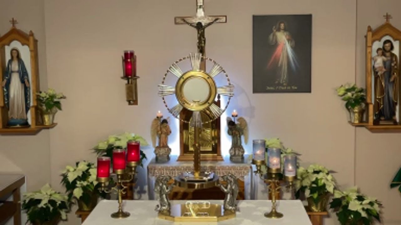 LIVE Eucharistic Adoration - Sisters of Divine Mercy