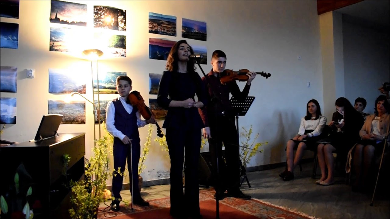 Larisa Pop, Rares Pop, Robert Barbos și Grigore Chira la Concertul de Paști