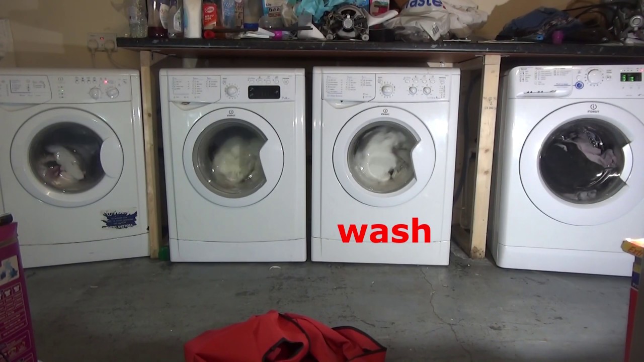 Wash Race No.204 : 4 indesit's on synthetics 50'c