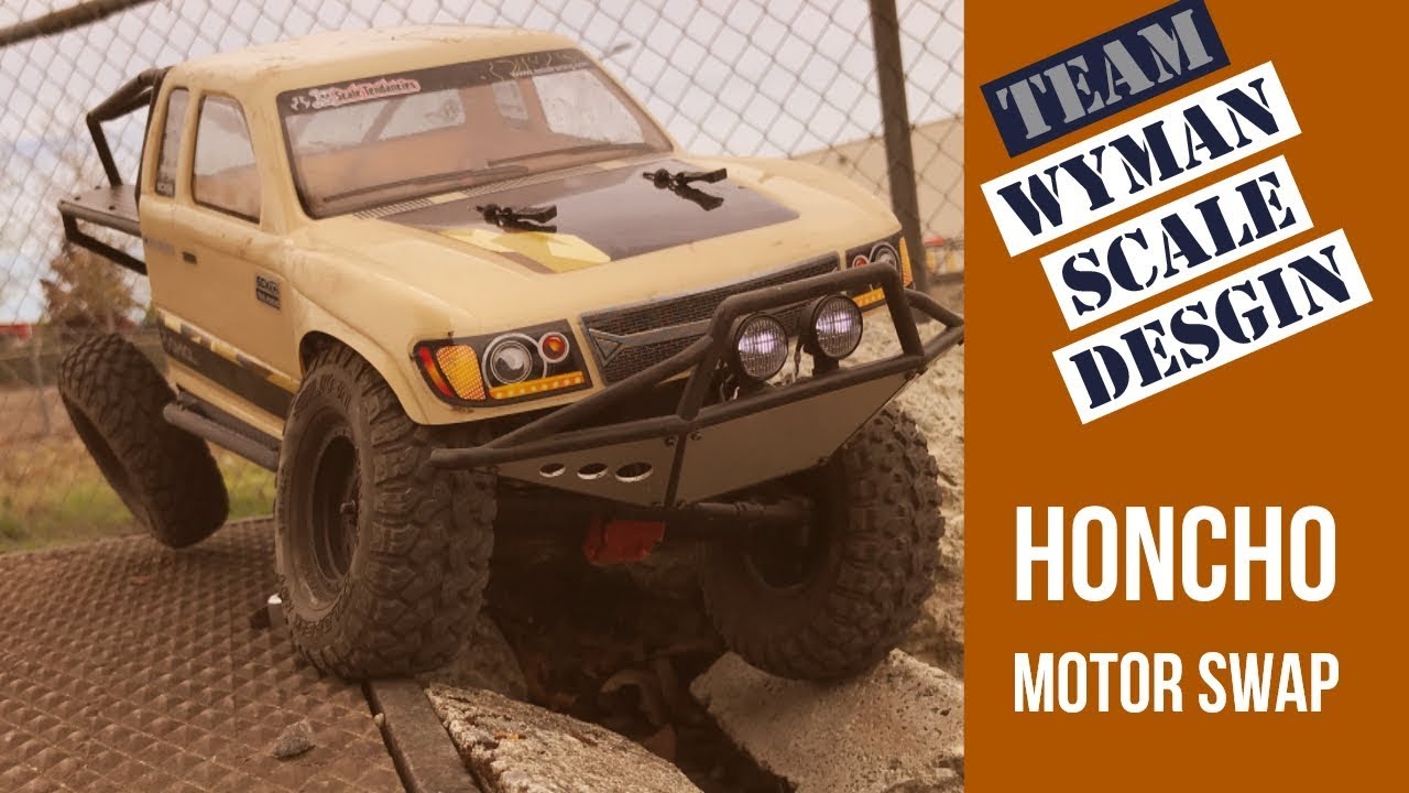 SCX10 2 Honcho motor swap