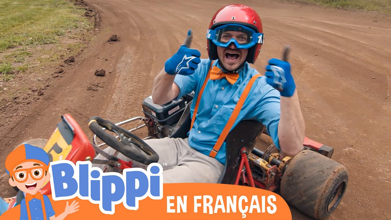 Blippi fait du karting| Blippi en français | Vidéos éducatives pour enfants