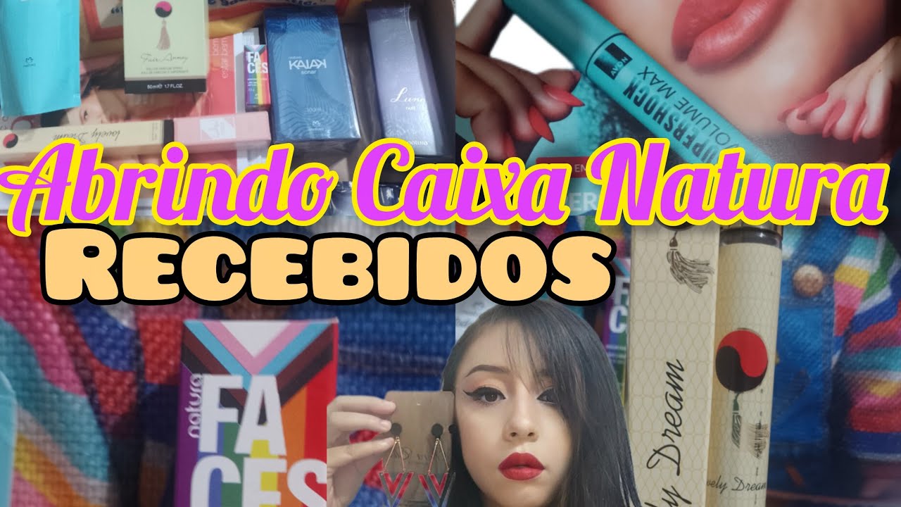 Abrindo Caixa Natura #recebidos da Semana #avon 