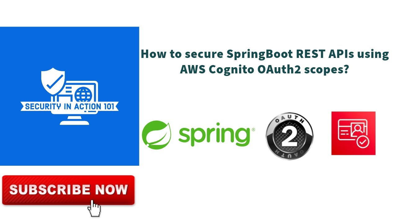 How to secure SpringBoot REST APIs using AWS Cognito OAuth2 scopes?