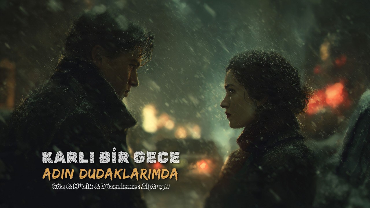 Karlı Bir Gece Adın Dudaklarımda I Turkish Slow Music I AlptugW
