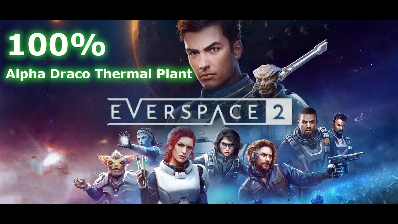 Everspace 2 - Drake - Alpha Draco Claim - Alpha Draco Thermal Plant All Collectibles
