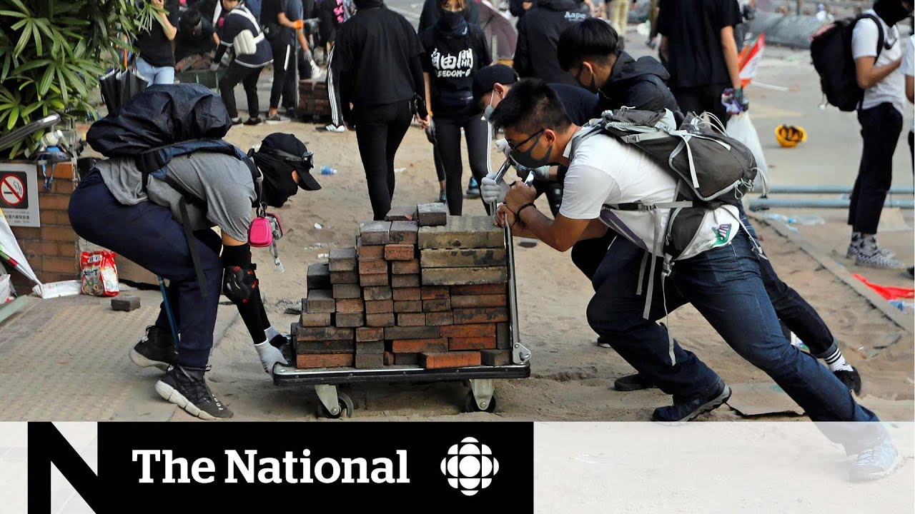 Hong Kong protests move onto university campuses