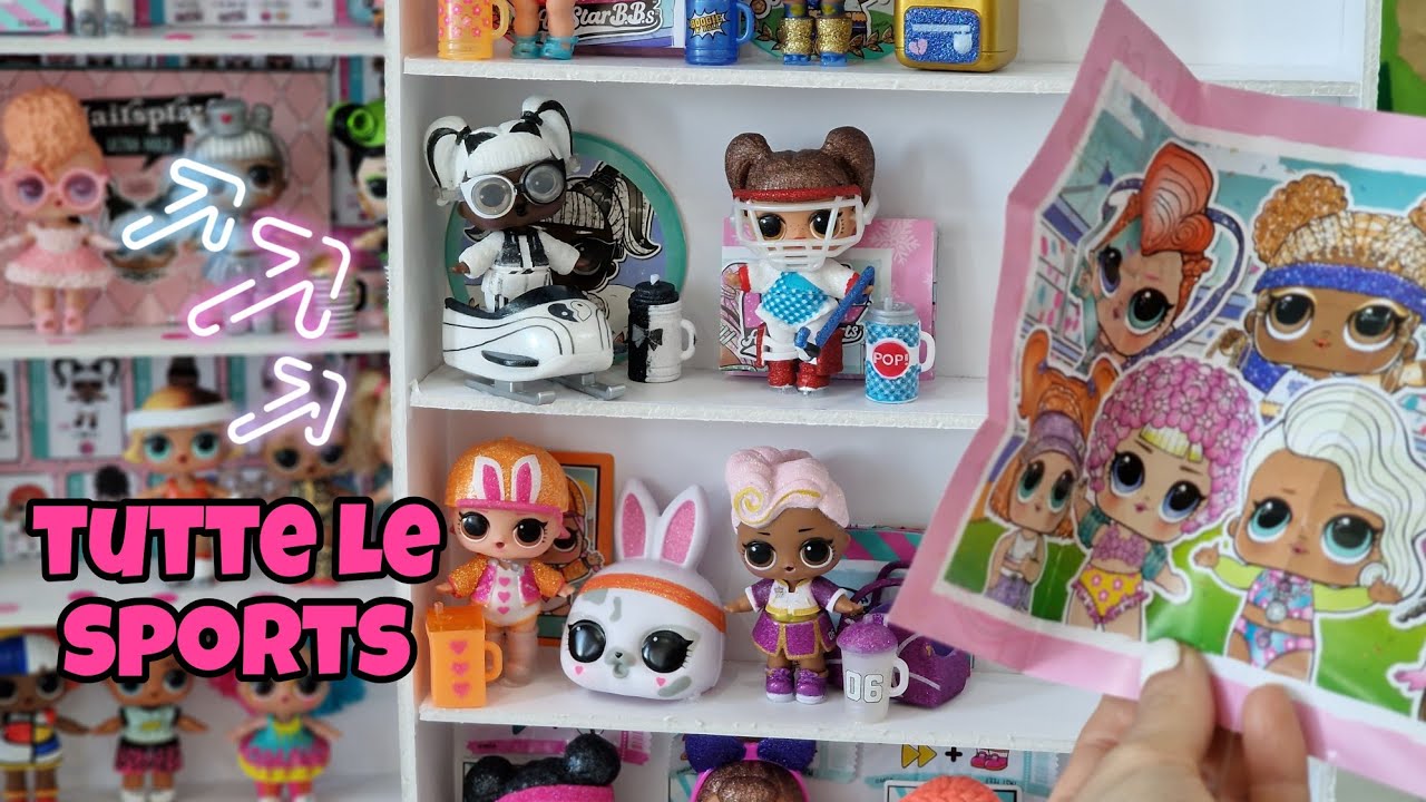 TUTTE LE SERIE LOL SURPRISE SPORTS USCITE: DALLA 1 ALLA 7 🎾💗⚾️